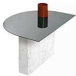 Дизайнерский журнальный стол с рельефным основанием Dutynor варинант исполнения - 2 | Loft Concept в Челябинске