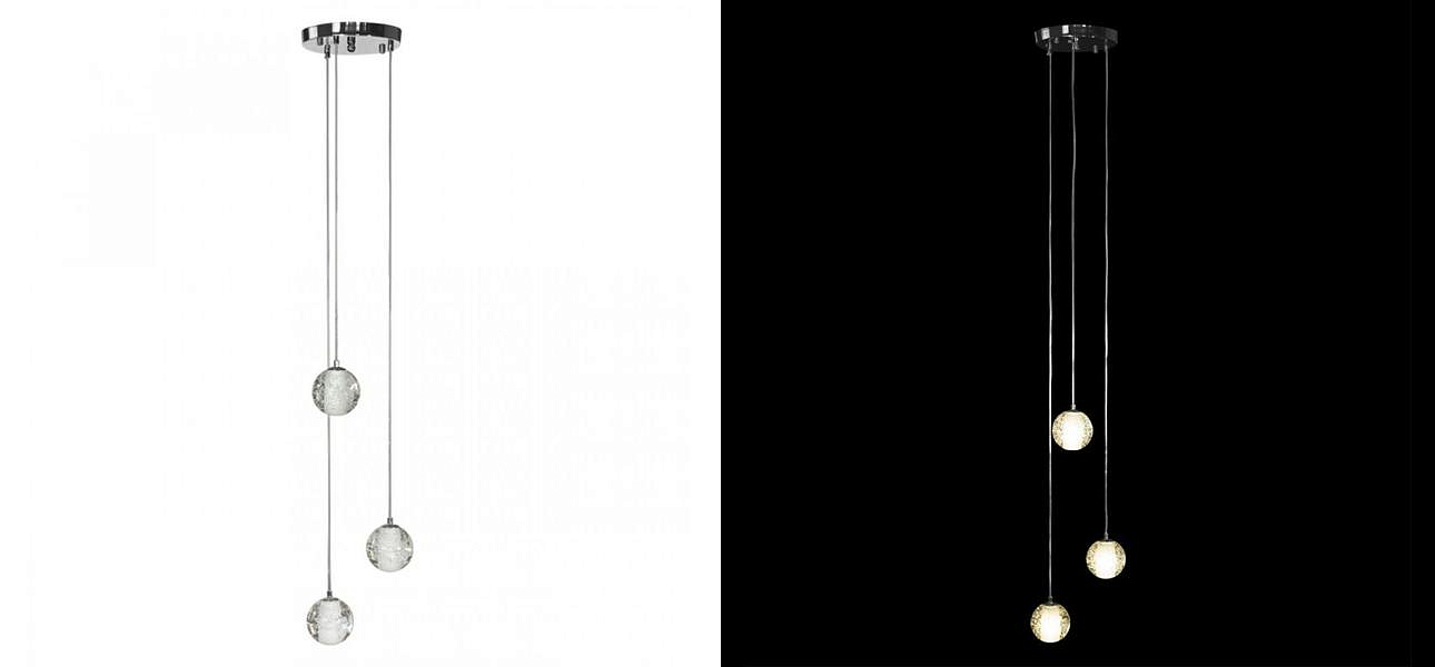 Каскадная Светодиодная Люстра Bocci 3 шара Led Crystal Glass Каскадная Светодиодная Люстра Bocci 3 шара Led Crystal Glass - Loft-Concept в Челябинске