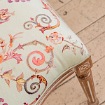 Стул из массива бука светло-зеленый с растительным орнаментом Raffael Angel Green Chair варинант исполнения - 4 | Loft Concept в Челябинске