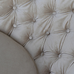 Кресло вращающееся велюровое кремовое Rotation варинант исполнения - 2 | Loft Concept в Челябинске