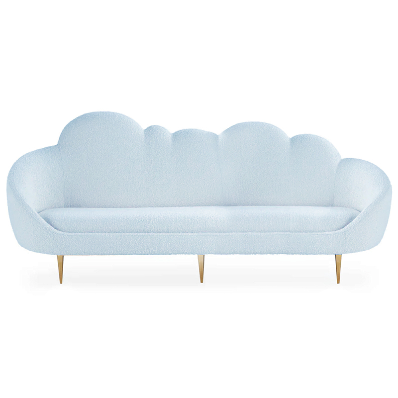 Уникальный диван для детской Soft Cloud трехместный Голубой Белый Розовый Золотой Уникальный диван для детской Soft Cloud трехместный Голубой Белый Розовый Золотой в Челябинске | Loft Concept