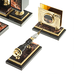 Настольный письменный набор из яшмы и долерита с декором в виде коня Manager Organizer варинант исполнения - 7 | Loft Concept в Челябинске