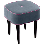 Квадратный мягкий пуф на черных ножках Winton Pouf Square варинант исполнения - 23 | Loft Concept в Челябинске