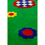 Дизайнерский ковер с цветами Poltronova Tappeto Prato Rug варинант исполнения - 4 | Loft Concept в Челябинске