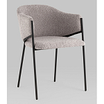 Стул Brace букле серый варинант исполнения - 1 | Loft Concept в Челябинске