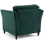 Кресло с обивкой из хлопкового велюра Porter Green Armchair варинант исполнения - 3 | Loft Concept в Челябинске