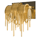 Бра с перфорированными металлическими дугами и цепочками 22 см Atlantis Chain варинант исполнения - 5 | Loft Concept в Челябинске