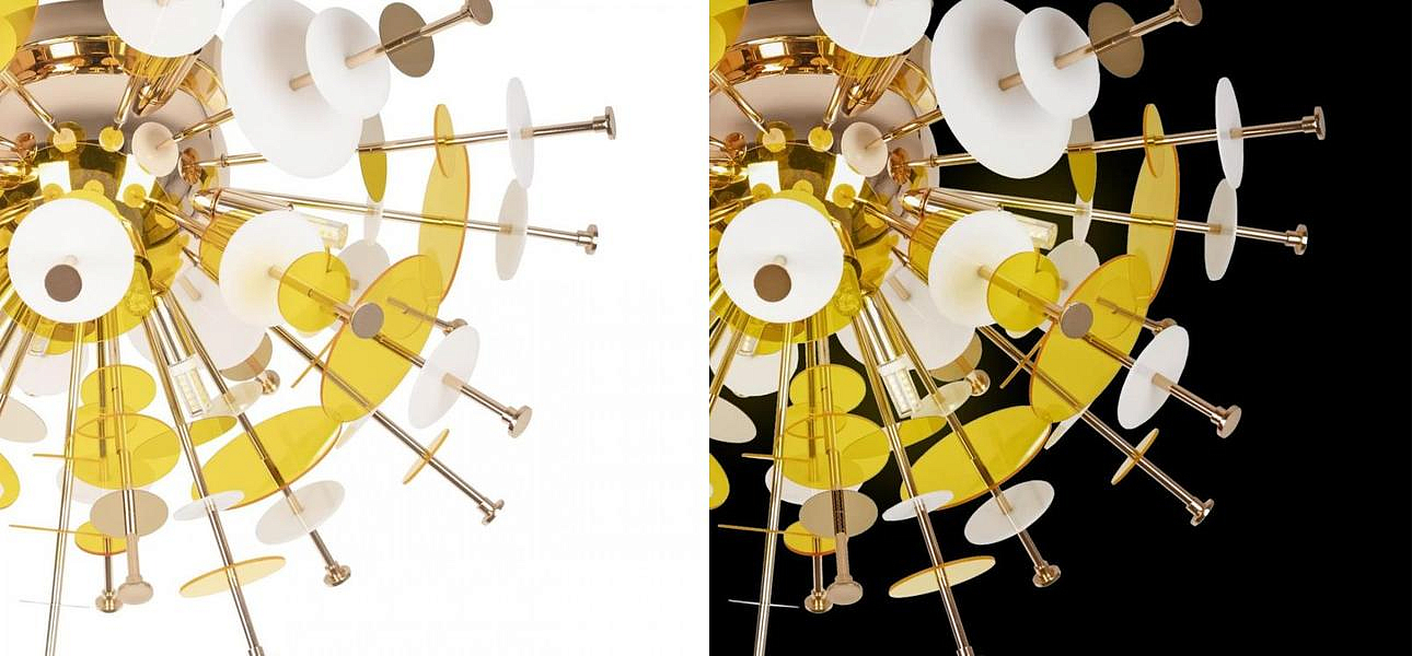 Потолочный светильник Dandelion Yellow диаметр 60 Потолочный светильник Dandelion Yellow диаметр 60 - Loft-Concept в Челябинске