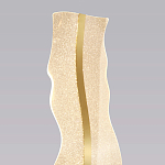 Торшер с изогнутым каркасом Golden Wave варинант исполнения - 3 | Loft Concept в Челябинске