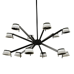 Люстра черного цвета на штанге Noir Supernova варинант исполнения - 1 | Loft Concept в Челябинске