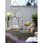 Конфетница прозрачная стеклянная на бронзовых ножках в виде морских коньков с крышкой в виде ракушки Eden Garden варинант исполнения - 6 | Loft Concept в Челябинске