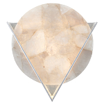 Бра светодиодное с диском из кварца Vendetta варинант исполнения - 1 | Loft Concept в Челябинске