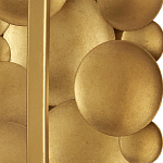 Бра светодиодное из многослойных золотых дисков Metal Disc Chandelier варинант исполнения - 1 | Loft Concept в Челябинске