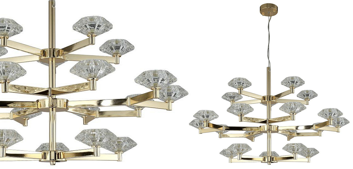 Люстра Yerker Chandelier Gold 20 Люстра Yerker Chandelier Gold 20 - Loft-Concept в Челябинске