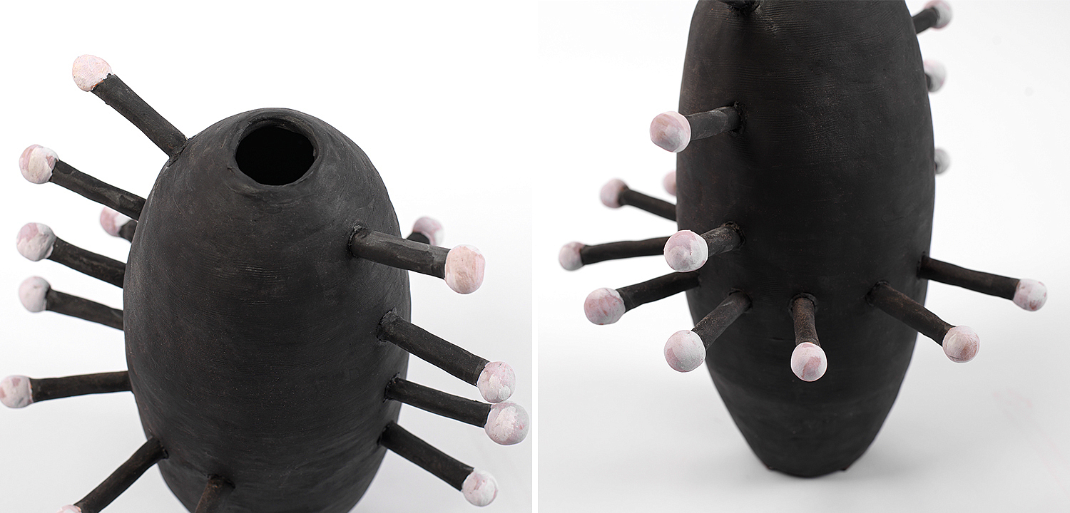 Ваза Kwanza Round Spikes Vase Ваза Kwanza Round Spikes Vase - Loft-Concept в Челябинске