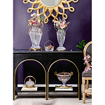 Ваза прозрачная с бронзовыми ручками в виде ангелов Eden Garden варинант исполнения - 6 | Loft Concept в Челябинске