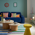 Настенное зеркало в зеленой раме Nya Green Mirror варинант исполнения - 5 | Loft Concept в Челябинске