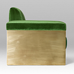 Эксклюзивный Диван в стиле Арт-деко Phoenix с элегантными латунными элементами  варинант исполнения - 2 | Loft Concept в Челябинске