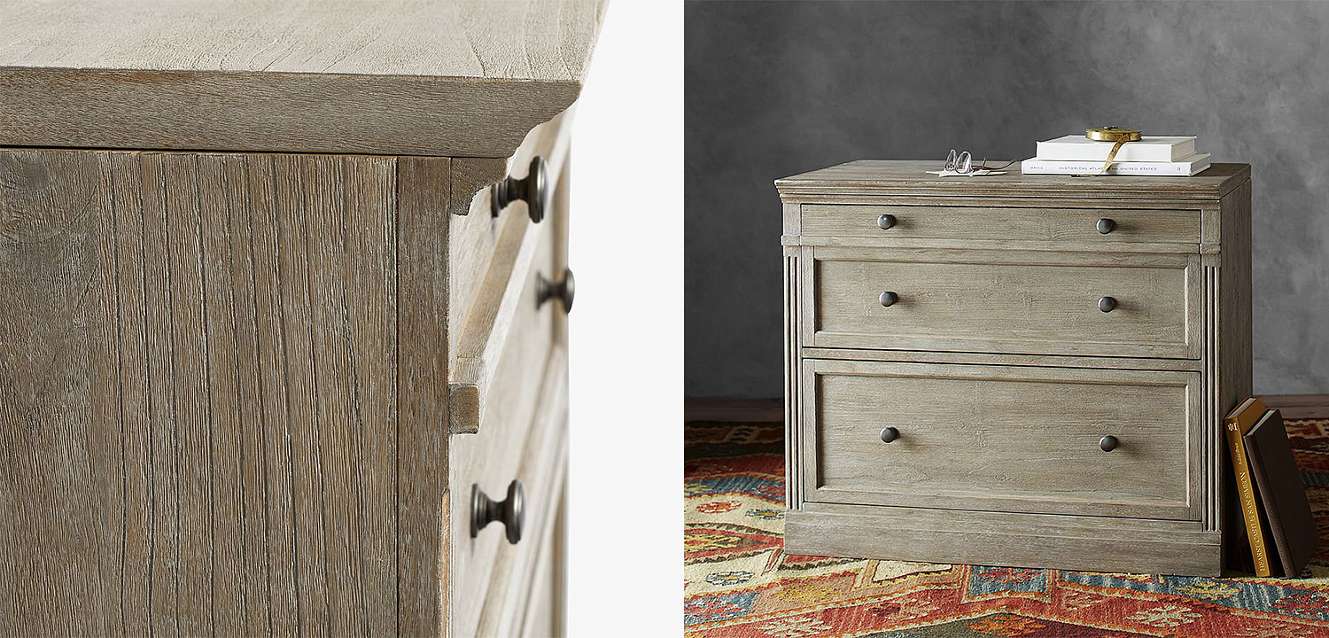 Комод с двумя ящиками Benjamin Chest of 2 Drawers Комод с двумя ящиками Benjamin Chest of 2 Drawers - Loft-Concept в Челябинске