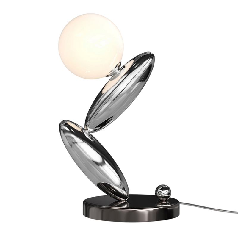 Настольный светильник Resonance 3000К 6Вт Серебряный Белый в Челябинске | Loft Concept 