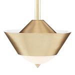 Подвесной светильник светодиодный конусообразный Сone Shaped Gold Pendant варинант исполнения - 2 | Loft Concept в Челябинске