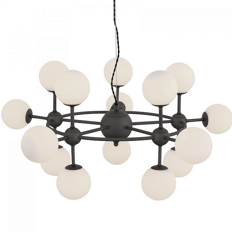 Люстра Tremolo Chandelier Серый Белый в Челябинске | Loft Concept 