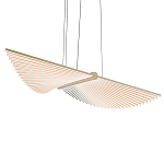 Люстра в виде распахнутых крыльев из тонких металлических планок Flight of Freedom варинант исполнения - 1 | Loft Concept в Челябинске