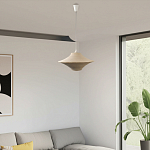 Подвесной вязаный бежевый светильник «Звезда Востока 01» варинант исполнения - 2 | Loft Concept в Челябинске