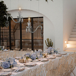 Подвесной светильник стеклянный в виде канделябра Curved Glass Chandelier варинант исполнения - 7 | Loft Concept в Челябинске