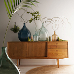 Ваза-бутыль из стекла TRANSPARENT FORMS 56 варинант исполнения - 12 | Loft Concept в Челябинске