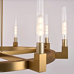 Люстра CANELLE Round Chandelier 8 Modern Brass варинант исполнения - 1 | Loft Concept в Челябинске