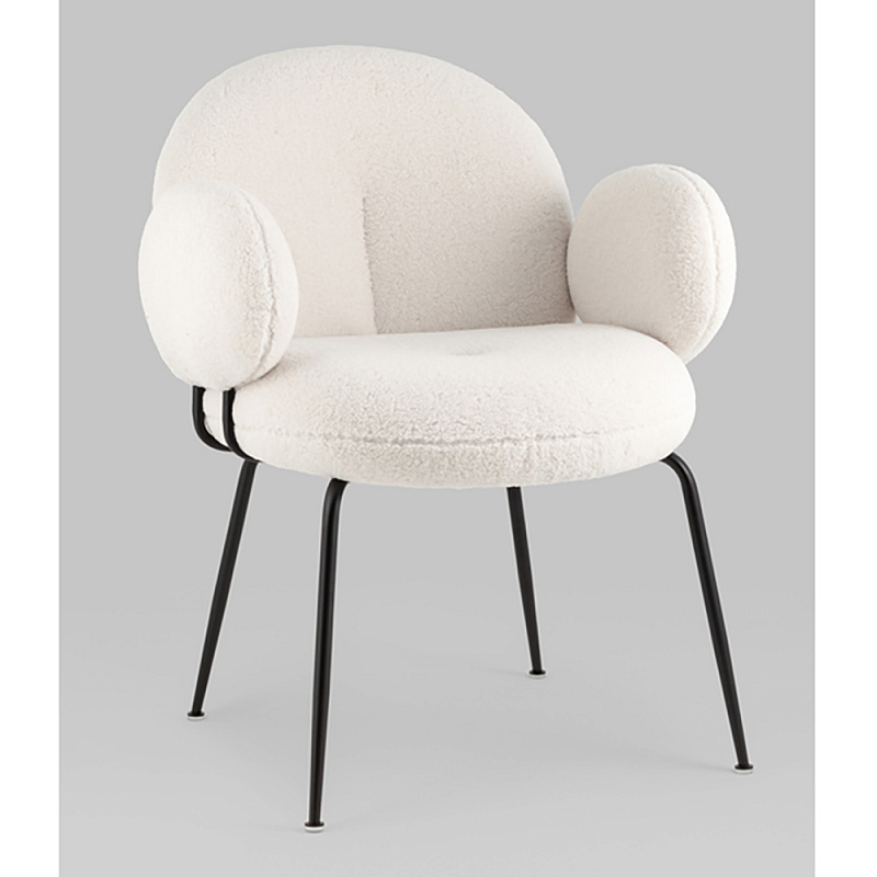 Стул Nina белый Белый Черный в Челябинске | Loft Concept 