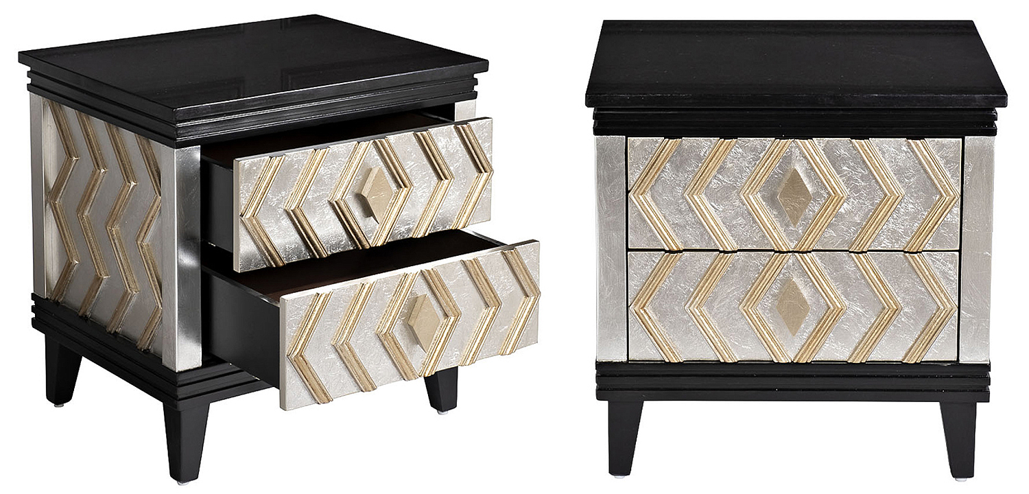 Тумба с каменной столешницей Birgit Nightstand Тумба с каменной столешницей Birgit Nightstand - Loft-Concept в Челябинске