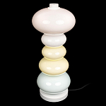 Настольная лампа из стеклянных сфер в пастельных тонах Высота 48 см Pastel Lunaria варинант исполнения - 3 | Loft Concept в Челябинске