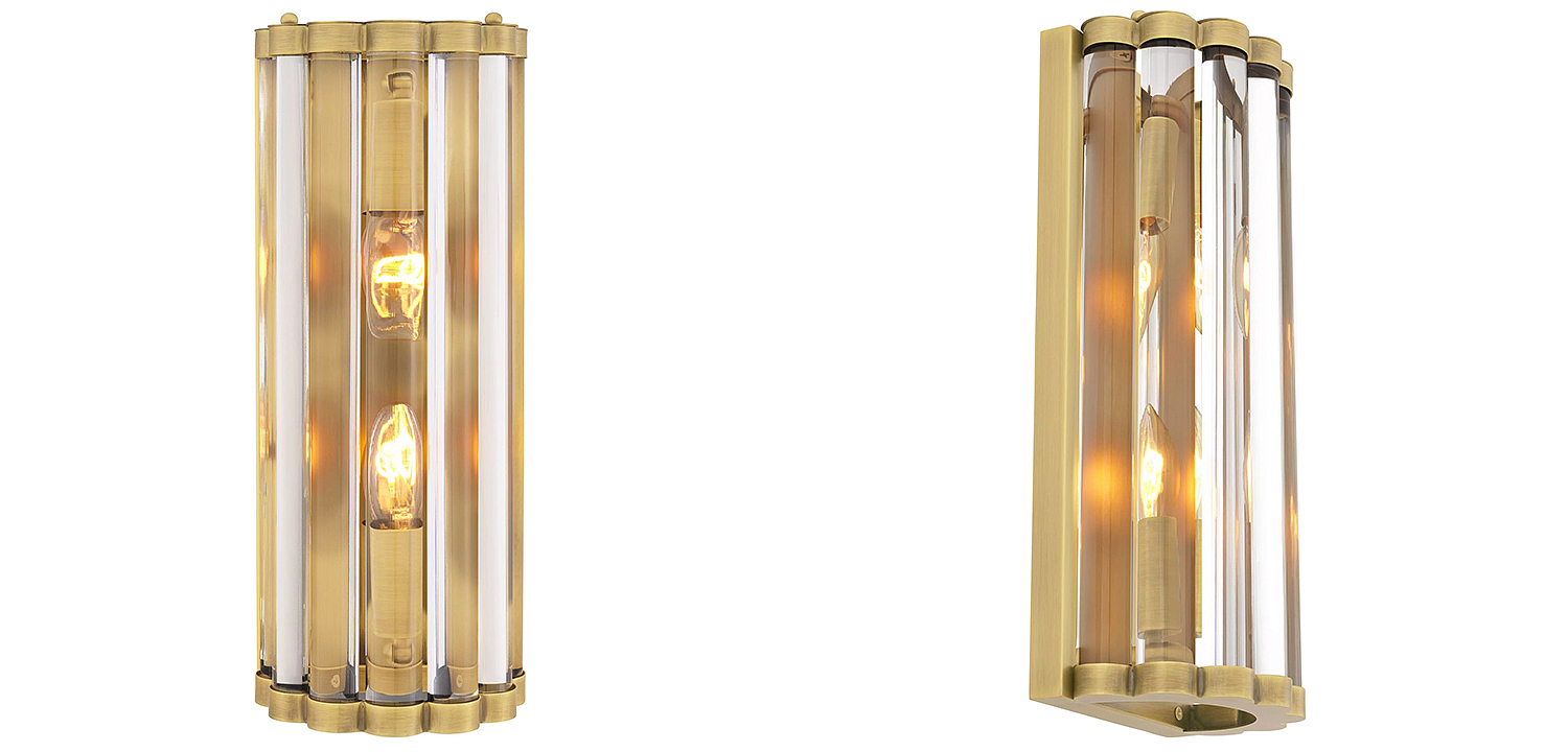 Бра Eichholtz Wall Lamp Amalfi S Brass Бра Eichholtz Wall Lamp Amalfi S Brass - Loft-Concept в Челябинске