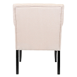 Кресло Addison Chic Armchair beige flax варинант исполнения - 2 | Loft Concept в Челябинске