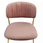 Стул Singer Chair без подлокотников Розовый Велюр варинант исполнения - 5 | Loft Concept в Челябинске