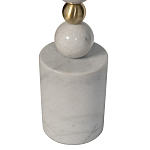 Торшер мраморный с белым абажуром Floor lamp Jewelry варинант исполнения - 2 | Loft Concept в Челябинске