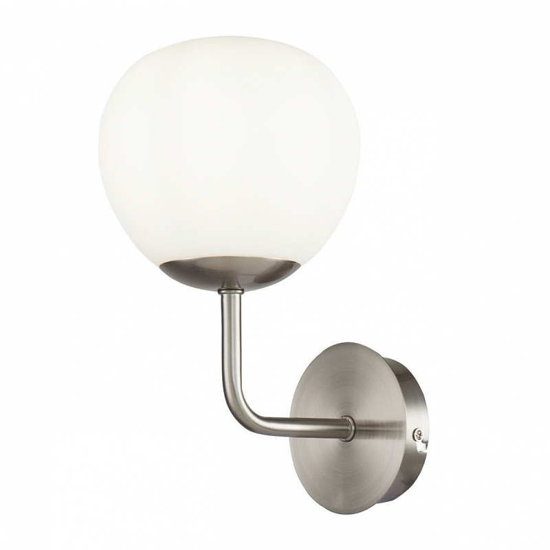 Бра Tiepolo Ball Sconces nickel Никель Белый Бра Tiepolo Ball Sconces nickel Никель Белый в Челябинске | Loft Concept
