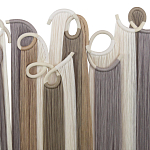 Настенный декор с бахромой белого и бежевого цвета Abstraction I варинант исполнения - 1 | Loft Concept в Челябинске