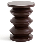 Фигурный приставной столик бордового цвета  AMORPHOUS варинант исполнения - 1 | Loft Concept в Челябинске