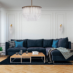 Бра с круглым основанием и длинными прозрачныи стеклянными трубками Nembus варинант исполнения - 8 | Loft Concept в Челябинске