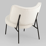 Мини-кресло District Lounge букле белый варинант исполнения - 3 | Loft Concept в Челябинске