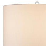 Настольная лампа стеклянная с тканевым абажуром Edges варинант исполнения - 2 | Loft Concept в Челябинске