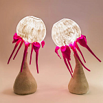 Торшер фуксия «Цветы из снов»  варинант исполнения - 3 | Loft Concept в Челябинске