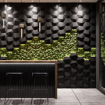 Гипсовая 3D панель с принтографией PM-30 варинант исполнения - 1 | Loft Concept в Челябинске