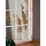 Зеркало-окно настенное в венецианском стиле с деревянной рамой бежевого цвета Venetian Smooth варинант исполнения - 6 | Loft Concept в Челябинске