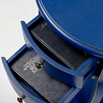 Синяя тумба на фигурных ножках Shelby варинант исполнения - 7 | Loft Concept в Челябинске