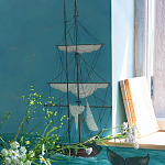 Обои ручная роспись Nantucket Crossing Brandt colourway on scenic paper варинант исполнения - 5 | Loft Concept в Челябинске