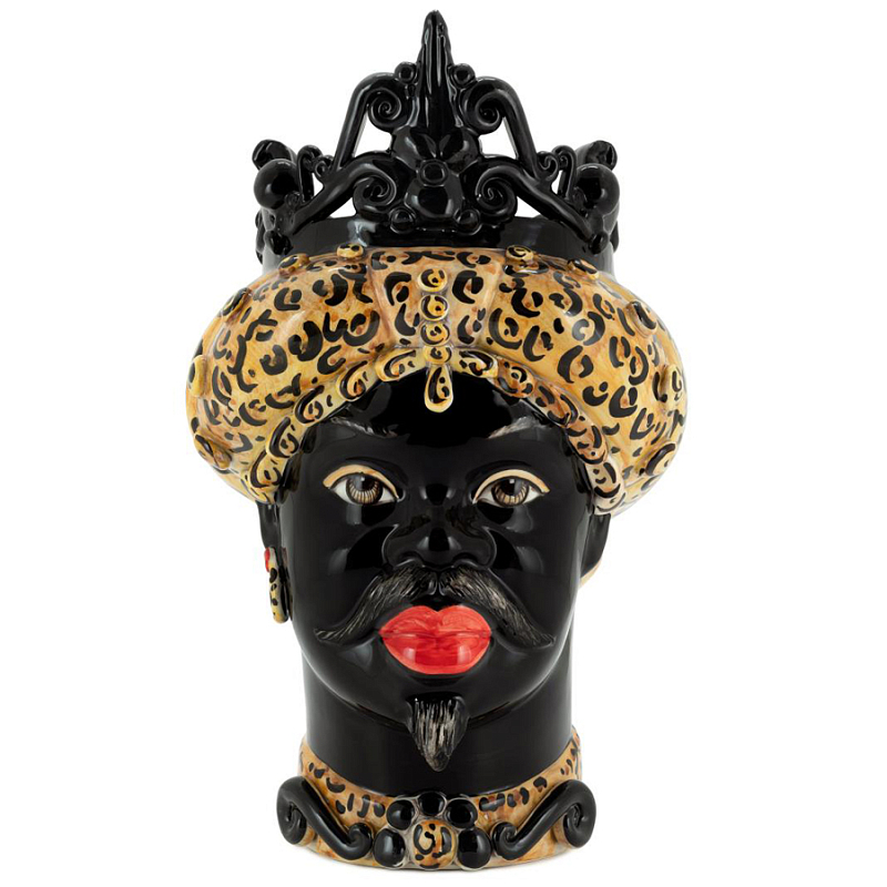 Ваза Abhika VASE MORO MAN MEDIUM Коричневый Ваза Abhika VASE MORO MAN MEDIUM Коричневый в Челябинске | Loft Concept
